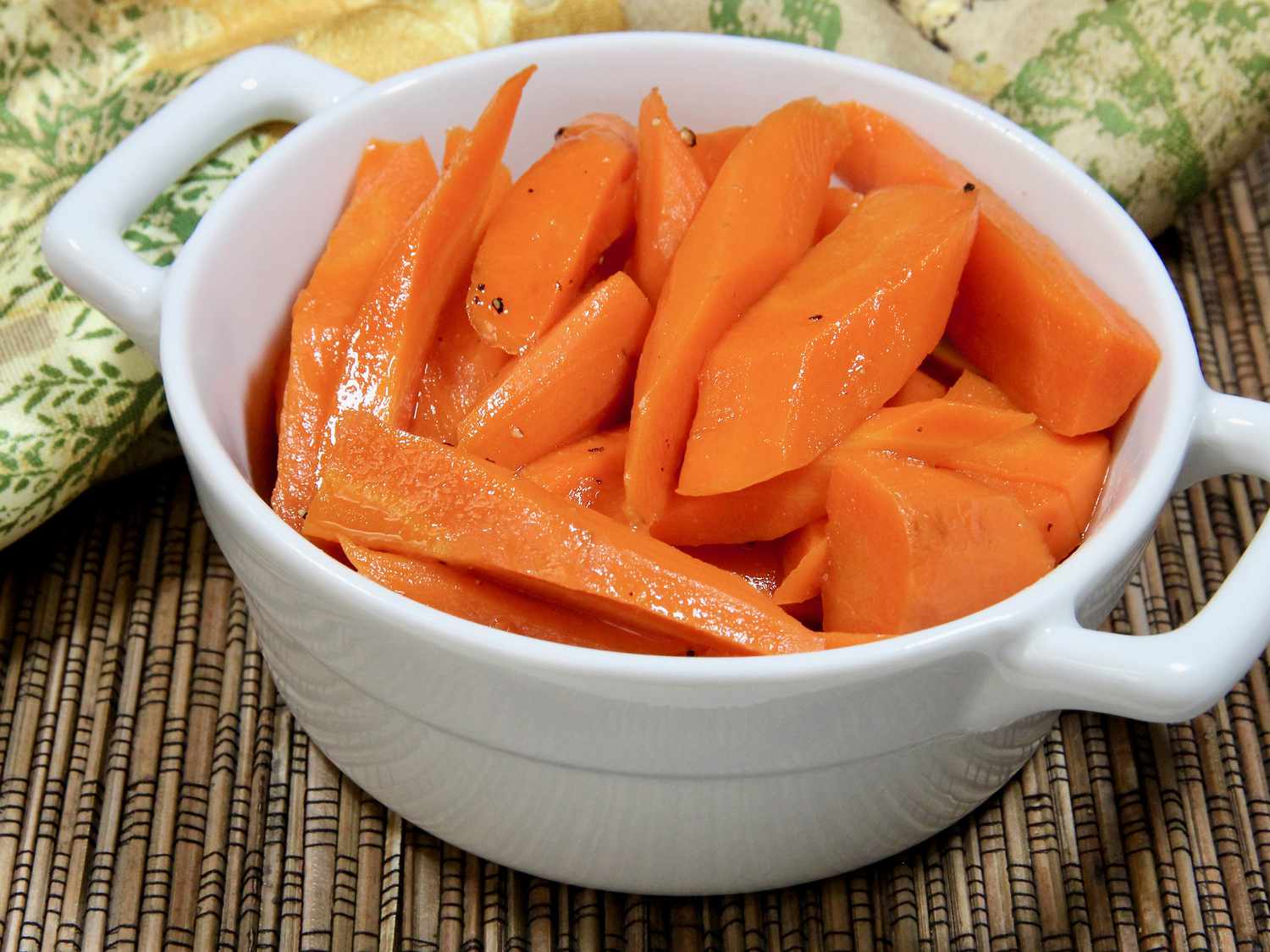 Ванильная глазурованная морковь