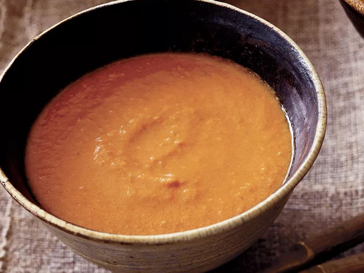 Медленная плита сливочный томатный суп