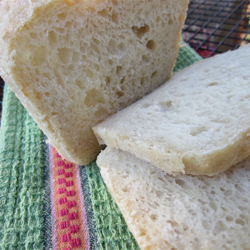 Самый мягкий мягкий хлеб с воздушными карманами с помощью хлебной машины