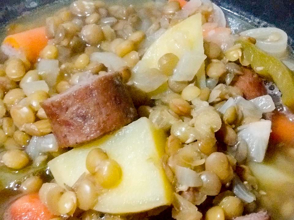 Sopa de Lentejas (андалуцианский суп из чечевицы)