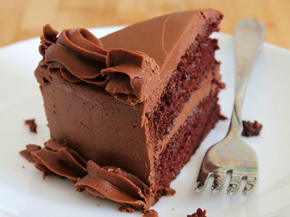 Шоколадный торт в одном чаше
