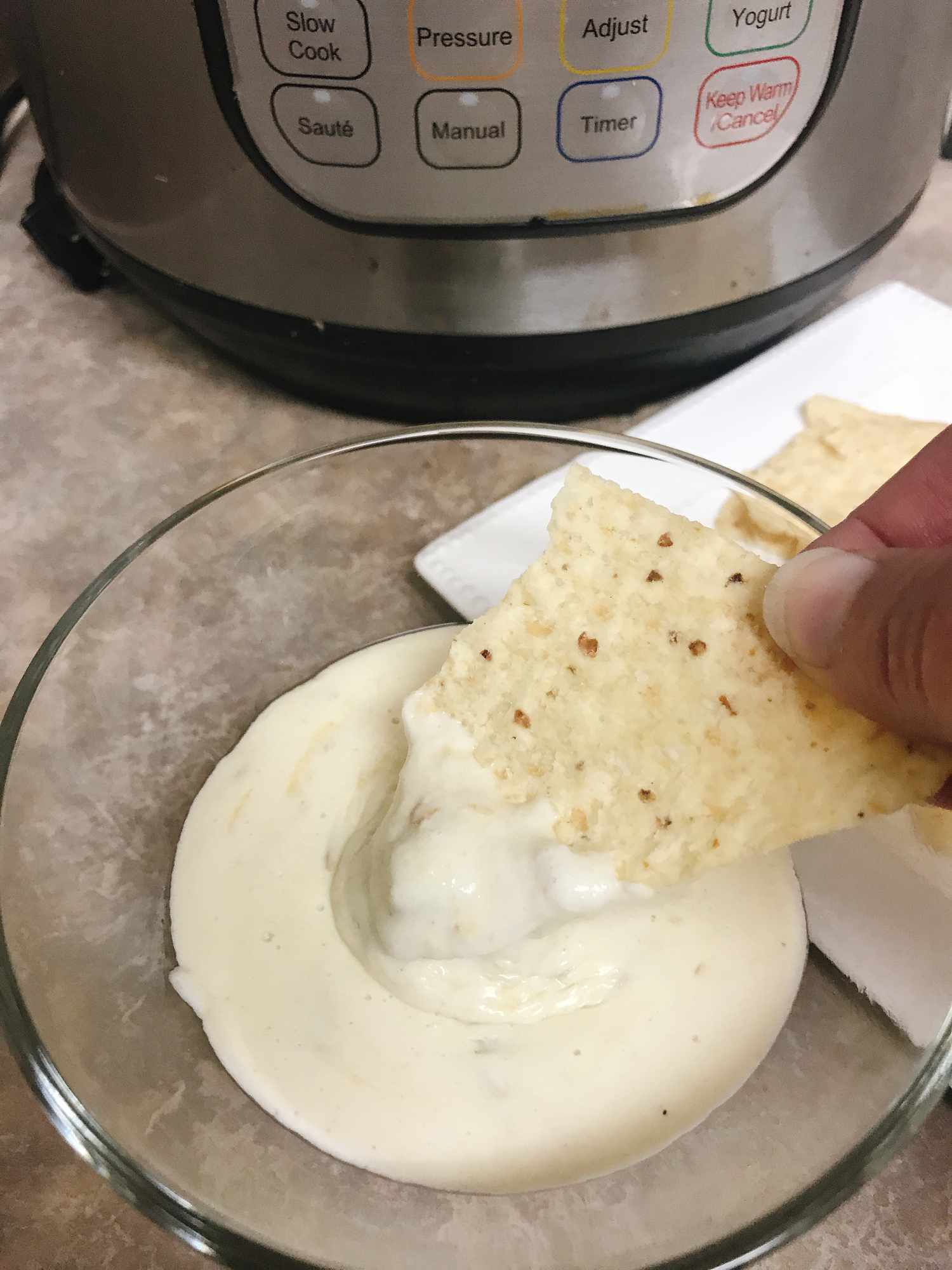 Мгновенный горшок Queso blanco