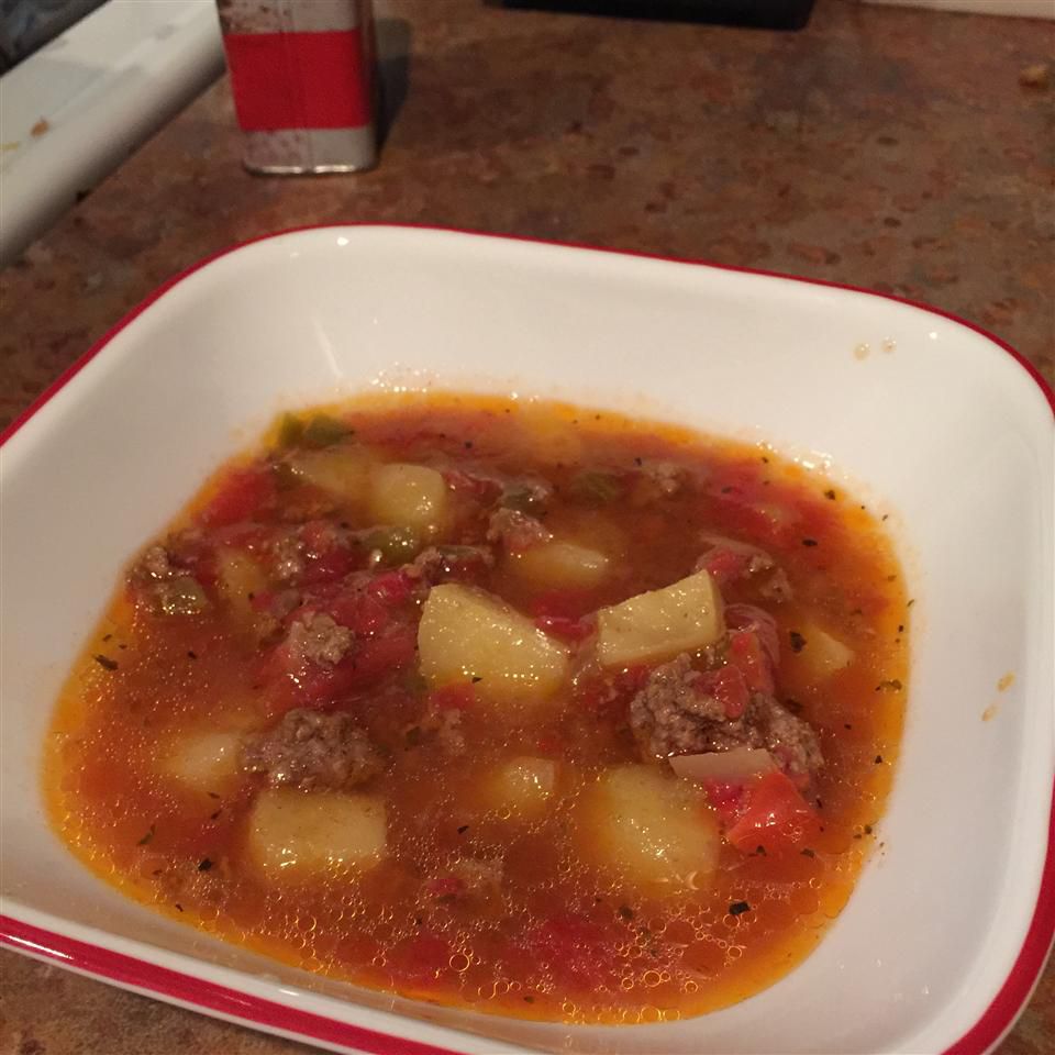 Картофельный суп с ударом