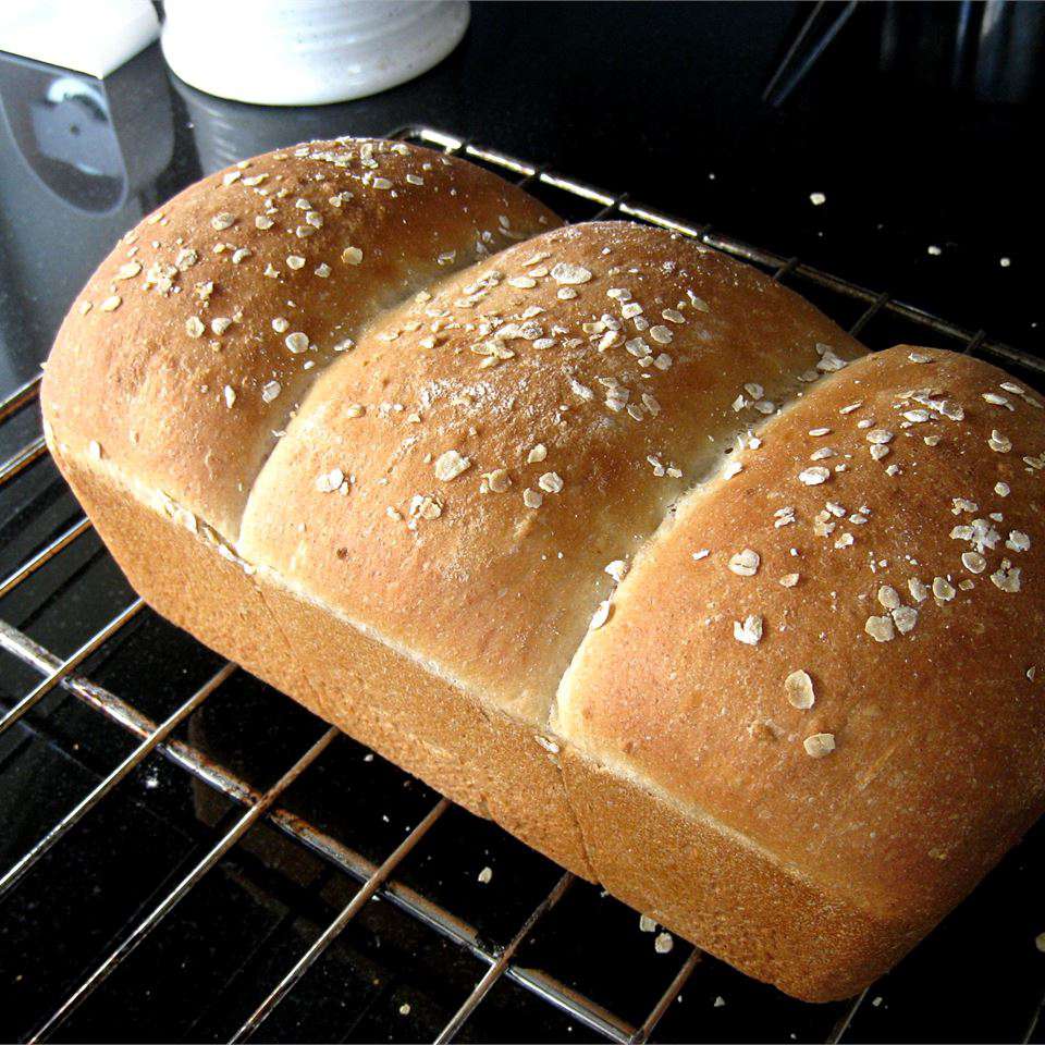 Легкий овсяный хлеб