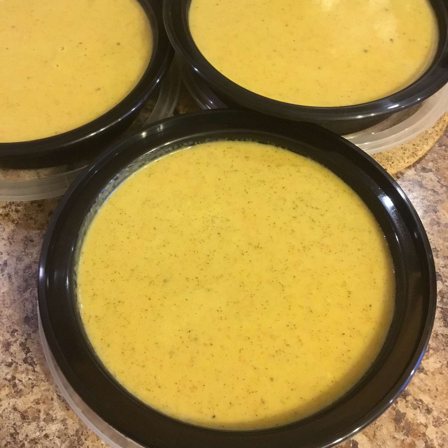 Пикантный жареный суп из тыквы
