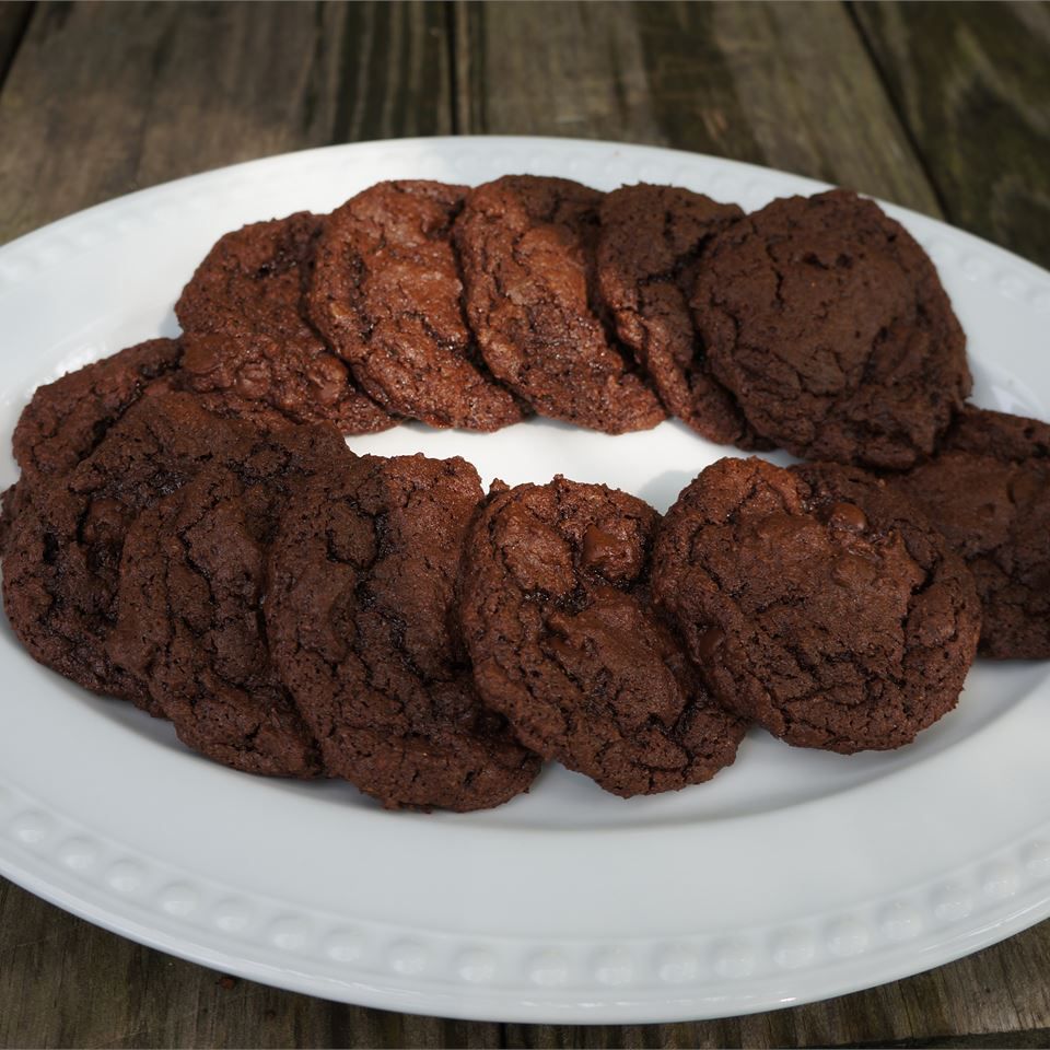 Двойное шоколадное печенье без глютена