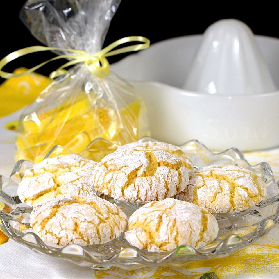 Легкие лимонные печенья
