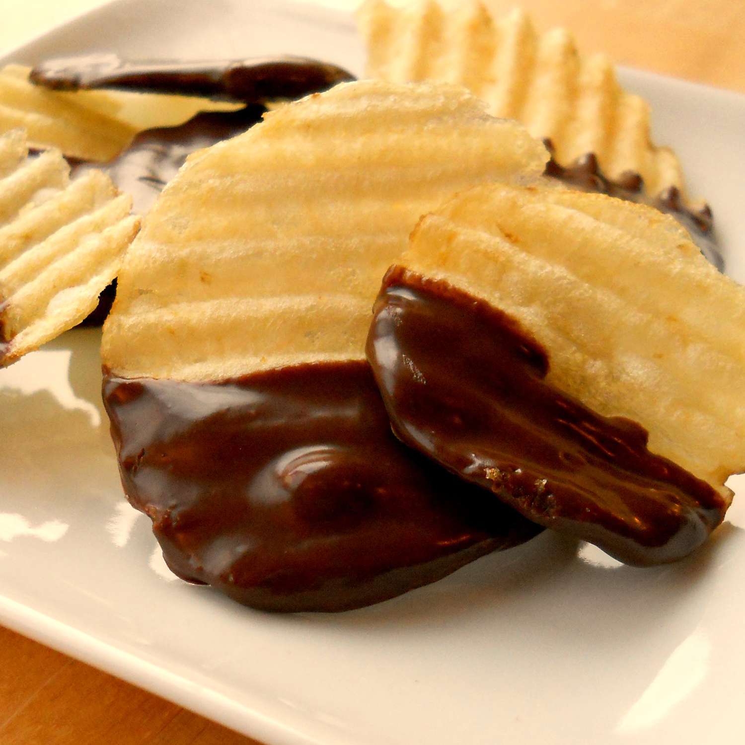 Картофельные чипсы с шоколадом