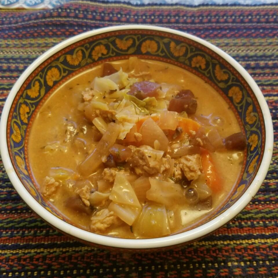 Капуста вегетарианский кремовый суп