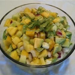 Авокадо ананасовый салат