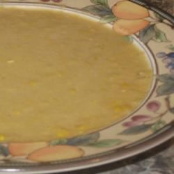 Сливочная кукуруза с туминой суп