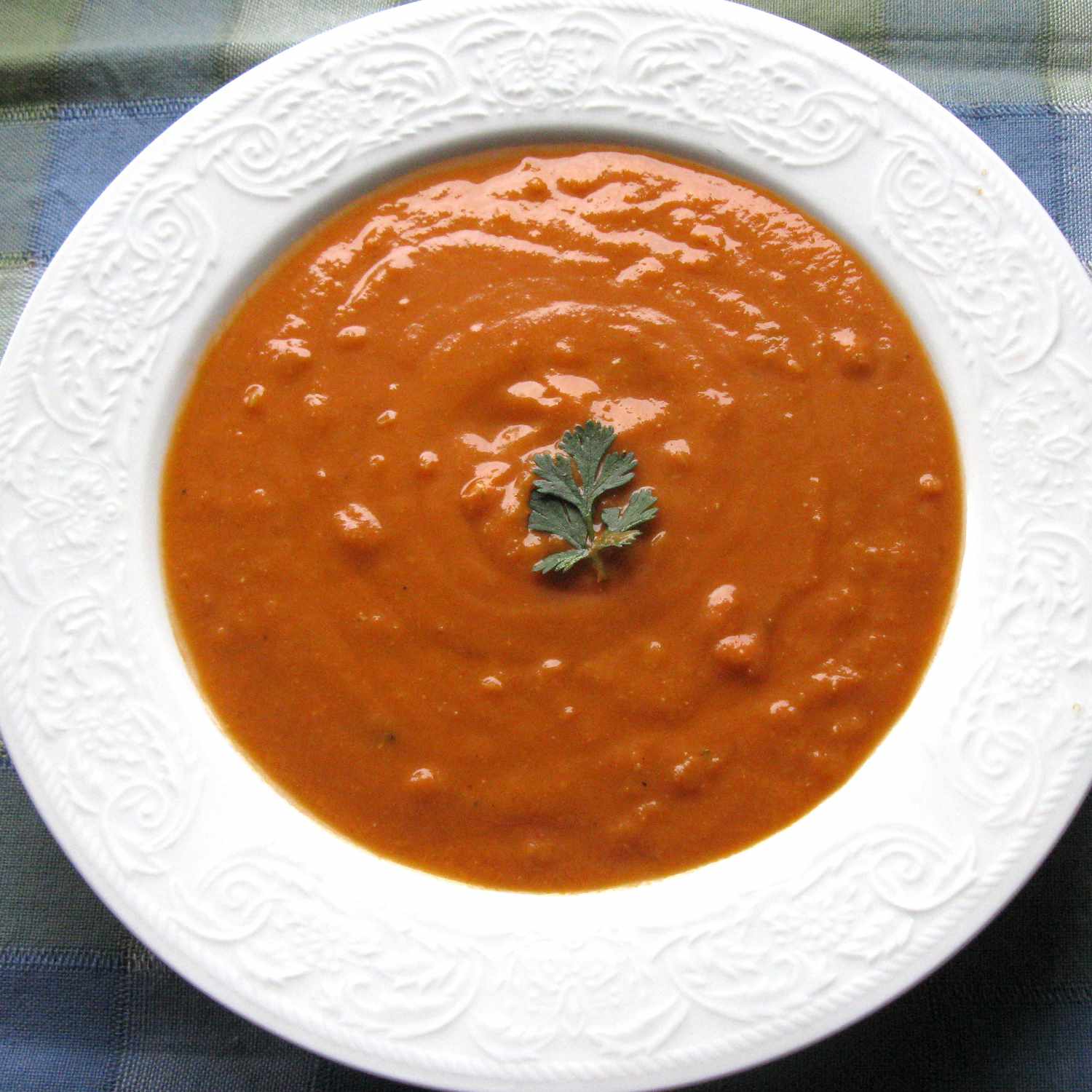 Плита вегетарианская красная чечевичная суп