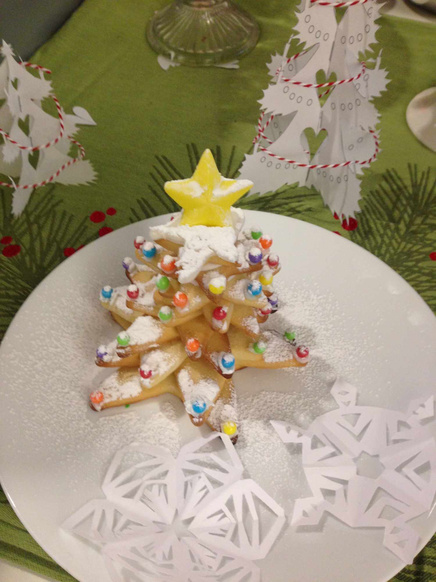 Стек печенья рождественской елки