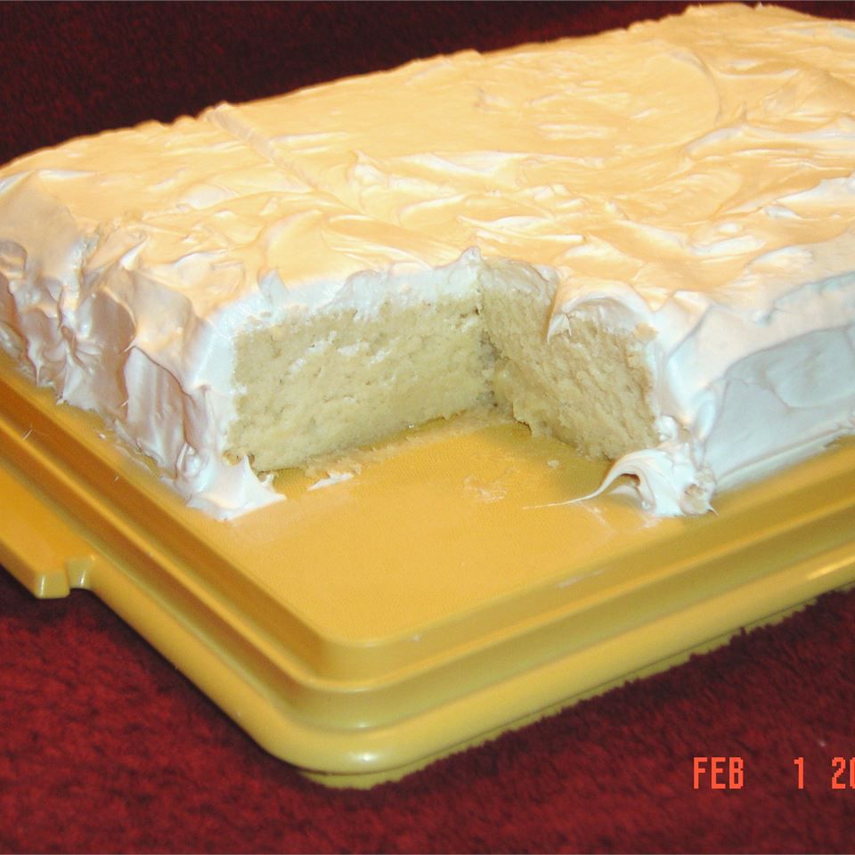 Небесный белый торт
