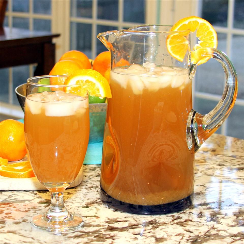 Персиковый апельсиновый чай
