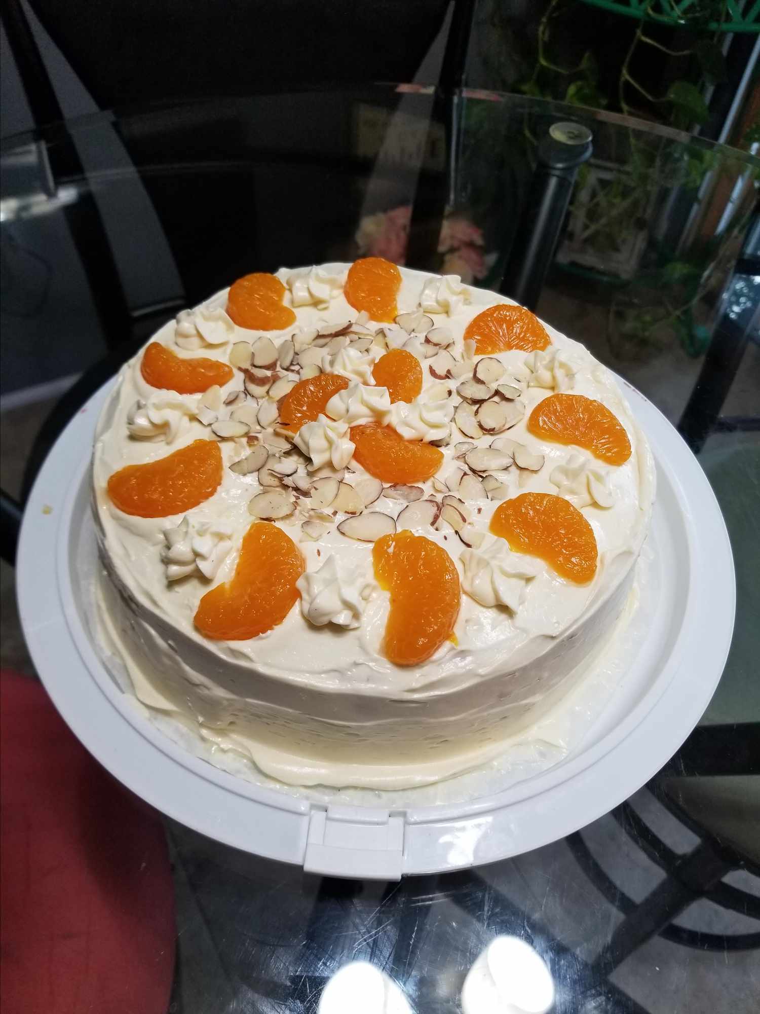 Апельсиновый хрустящий торт