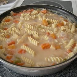 Легкая паста курица