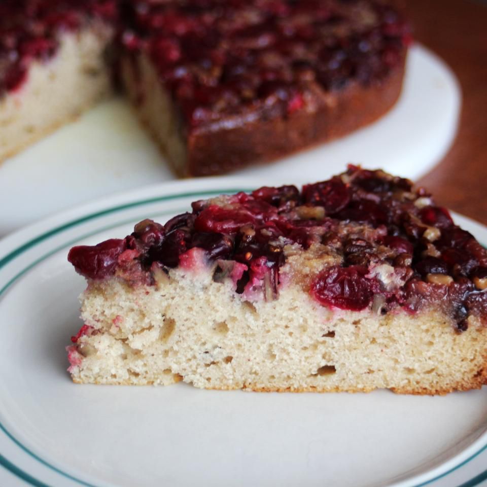 Cranberry Upnle Down Down Coffee Cake
