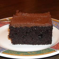 Черный шоколадный торт