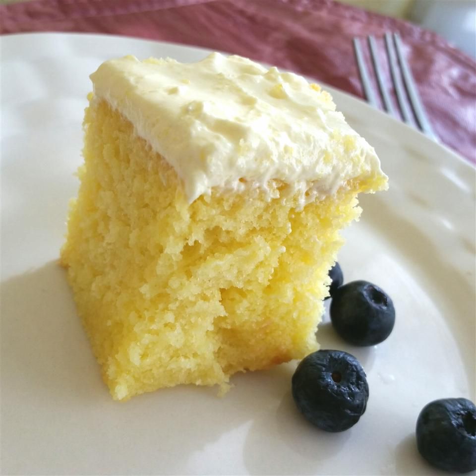 Кремовый пирог с лимонным кулером