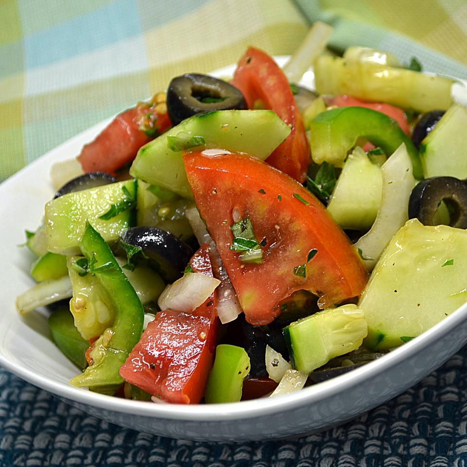 Сильвия легкий греческий салат