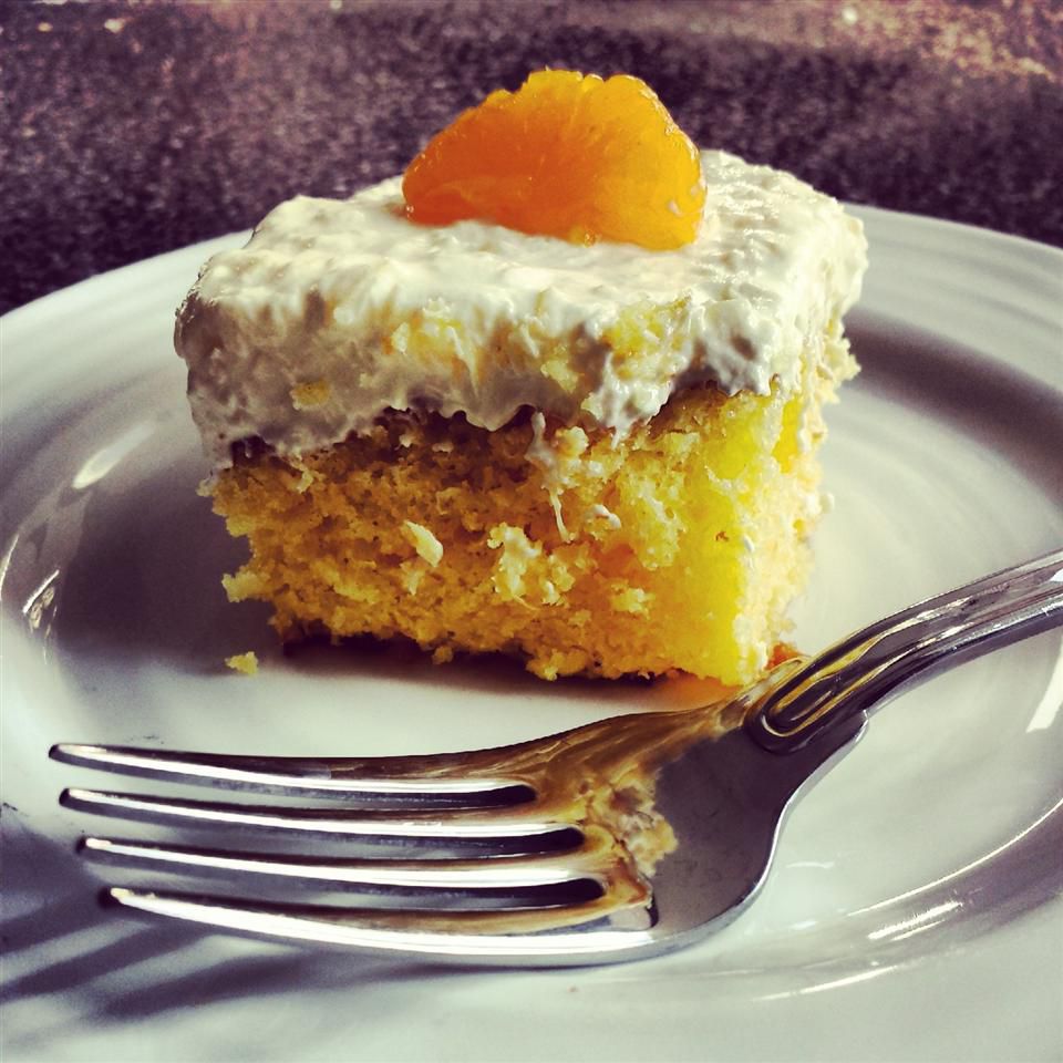 Мандаринский апельсиновый торт