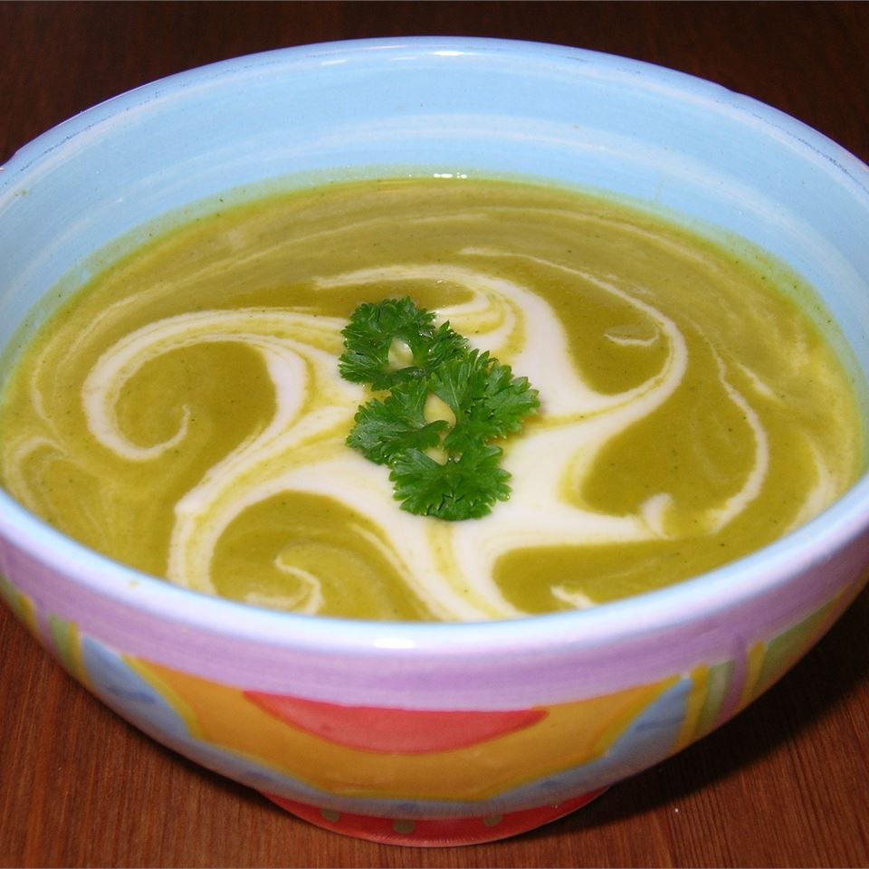Кремовый суп из брокколи