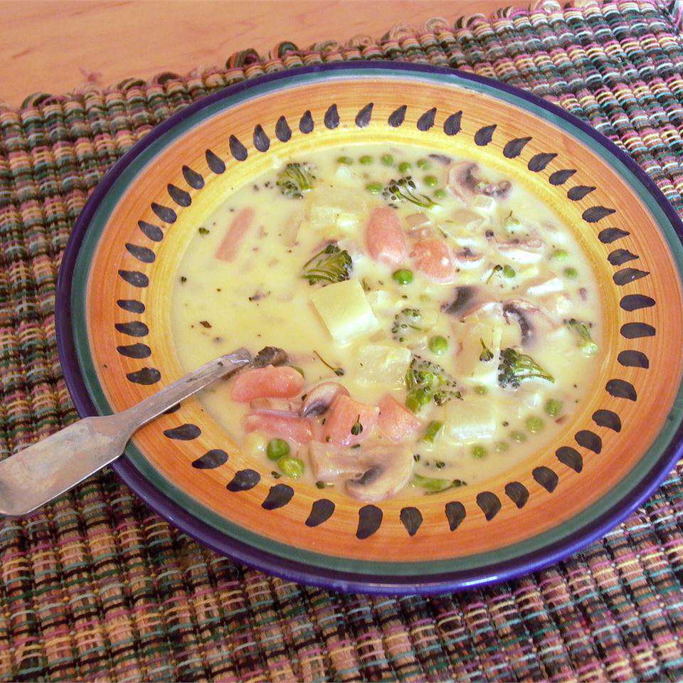 Сырный овощной суп II