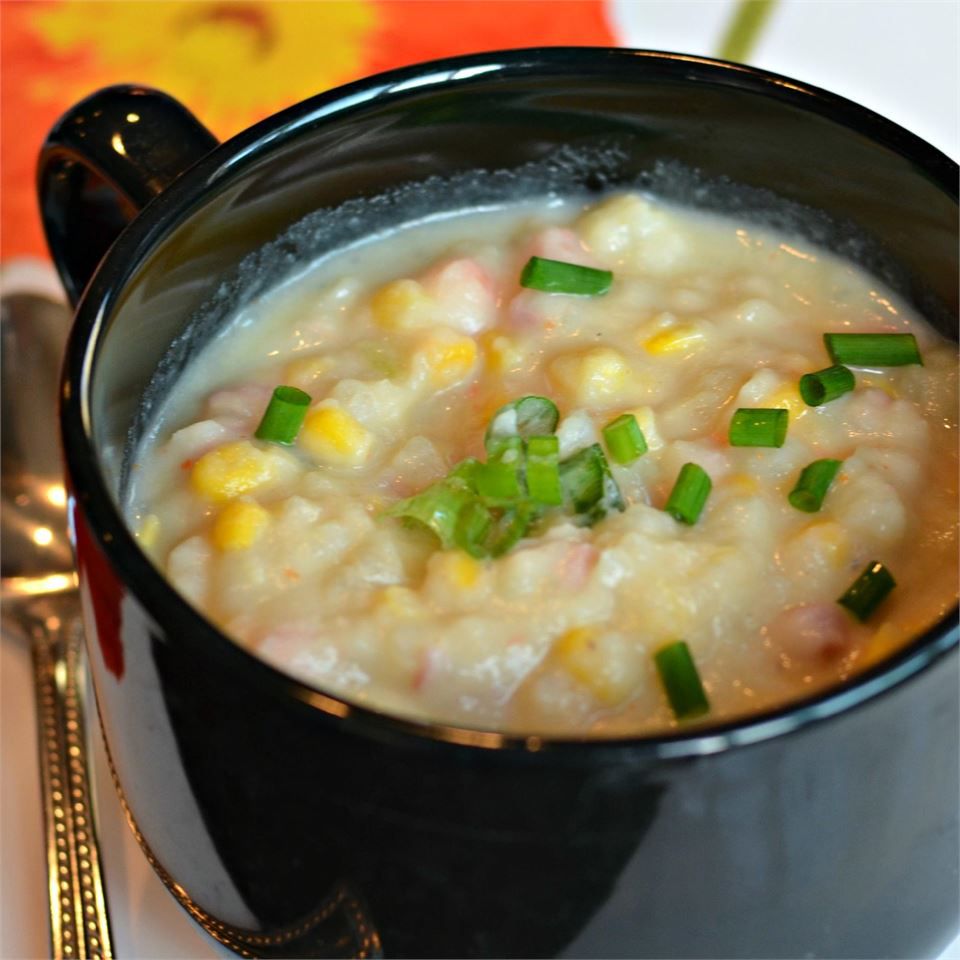 Картофель и кукурузный суп