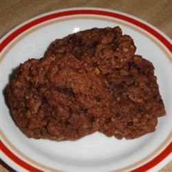 Шоколадное печенье с овсяной каплей
