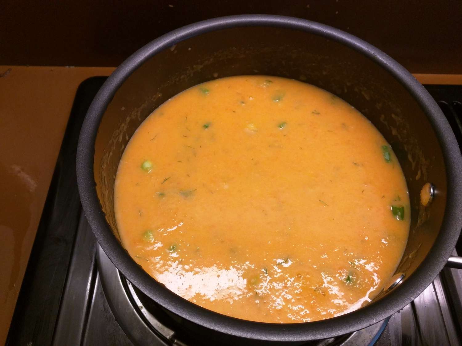 Морковный укроп суп