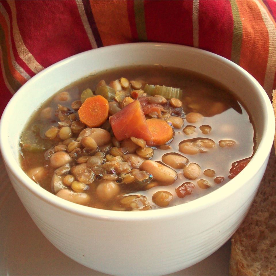 Марокканский суп чечевицы