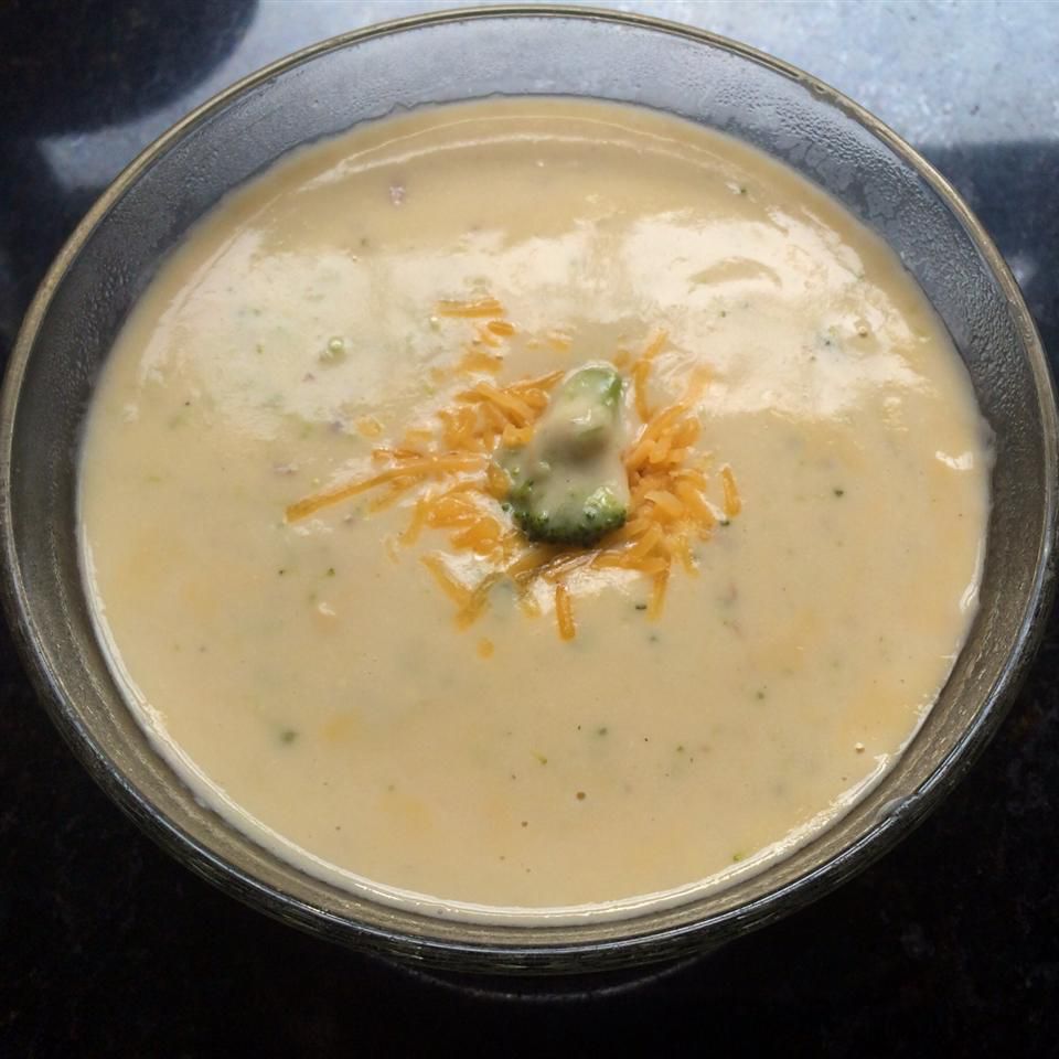 Легкий сырный крем из супа из брокколи