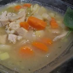 Джинсы домашний куриный суп с лапшой