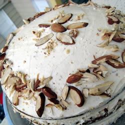 Тыквенный пирог с смесью торта