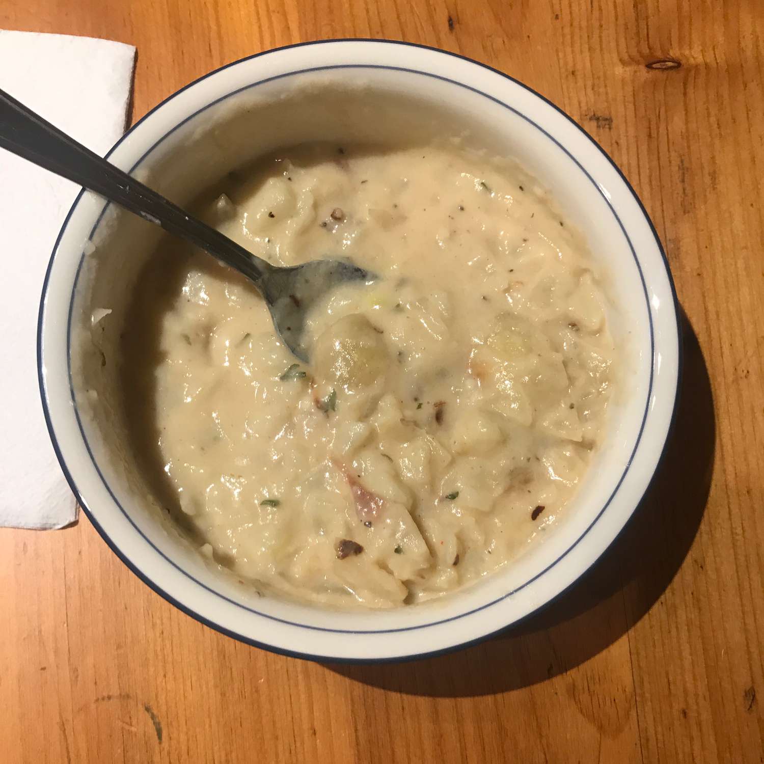 Сливки лукового и картофельного супа