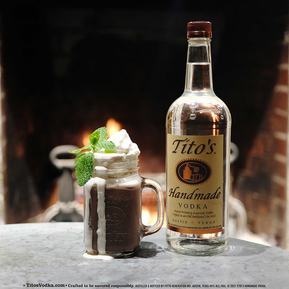 Titos Peppermint Hot Chocolate