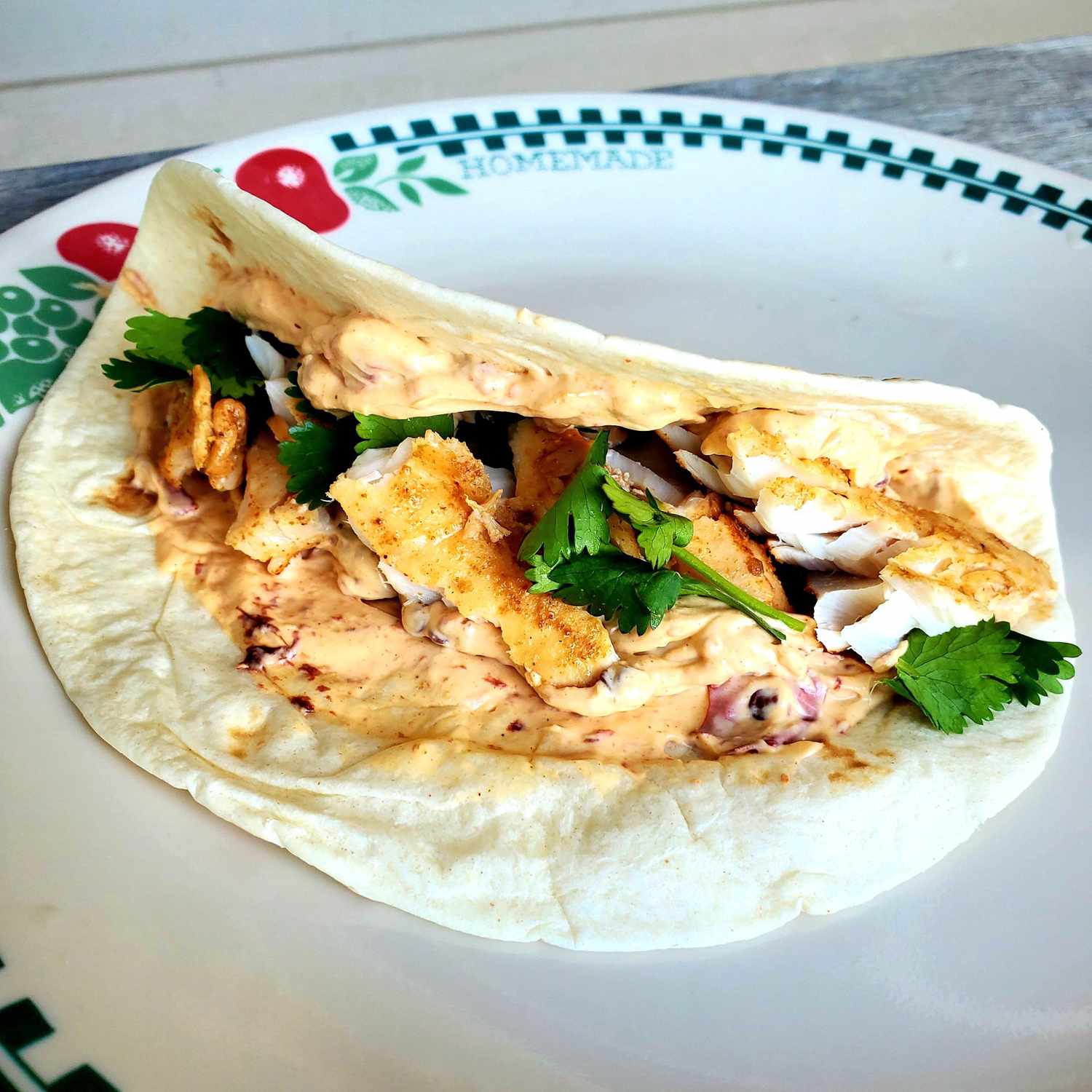Жареный Tex-Mex Fish Tacos