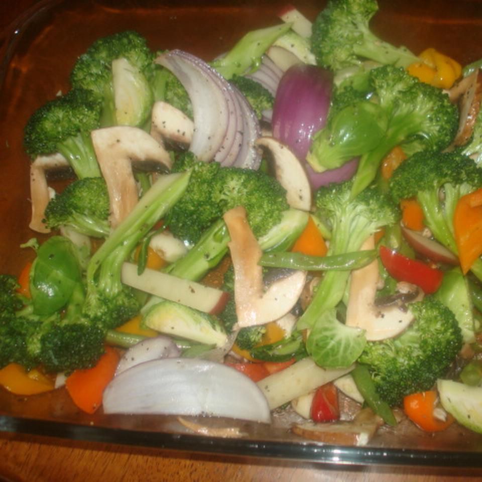Гарлики жареные овощи