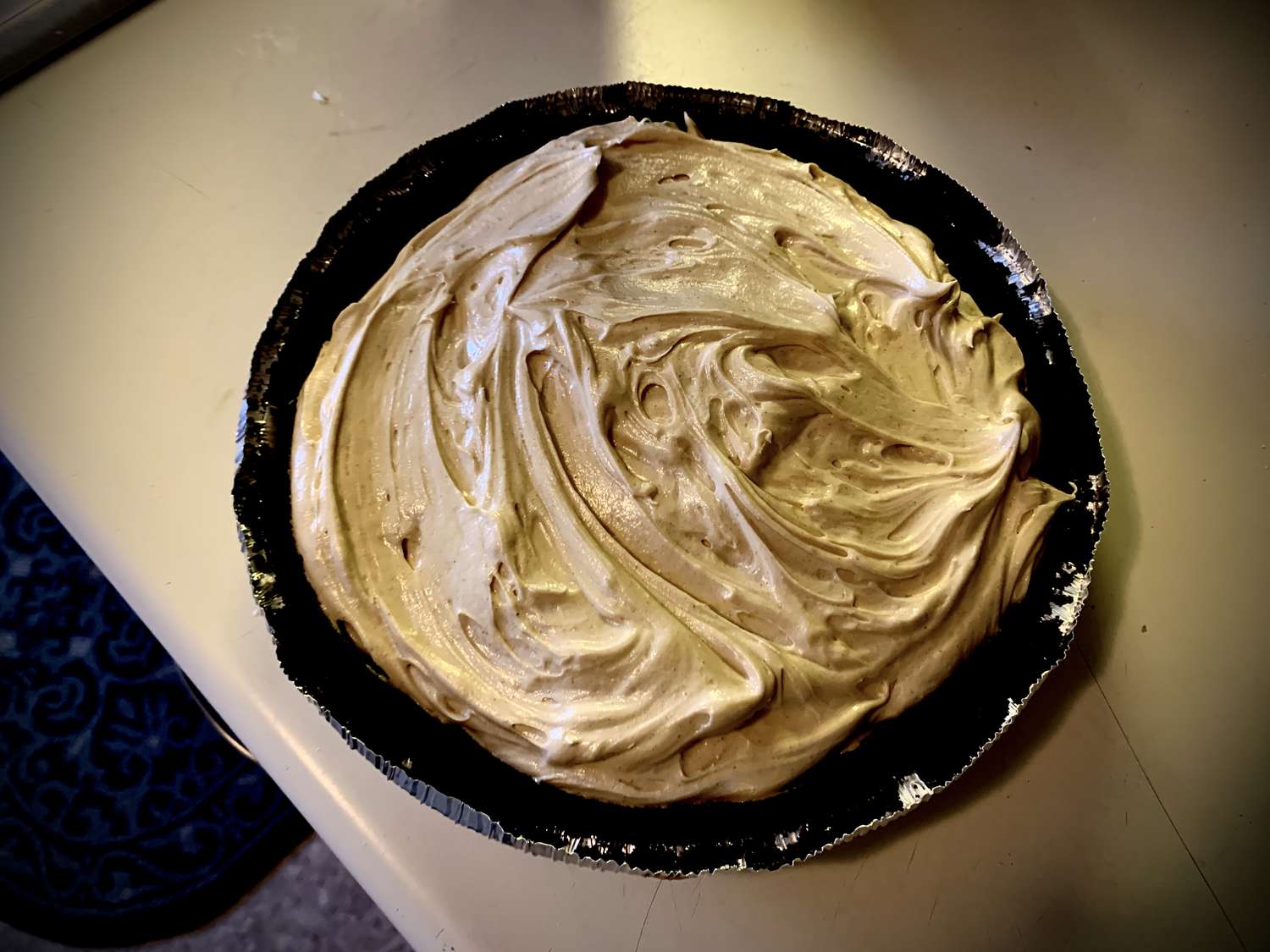 Легкий взбитый пирог с арахисовым маслом