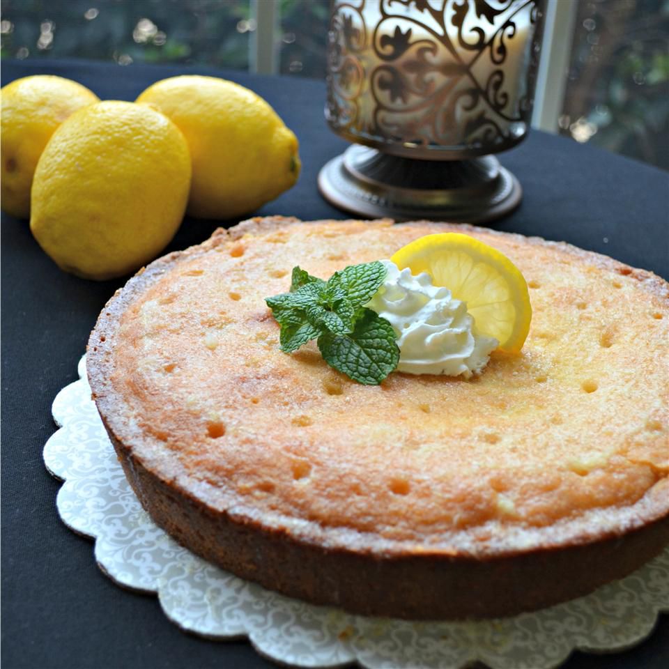 Небесный лимонный торт