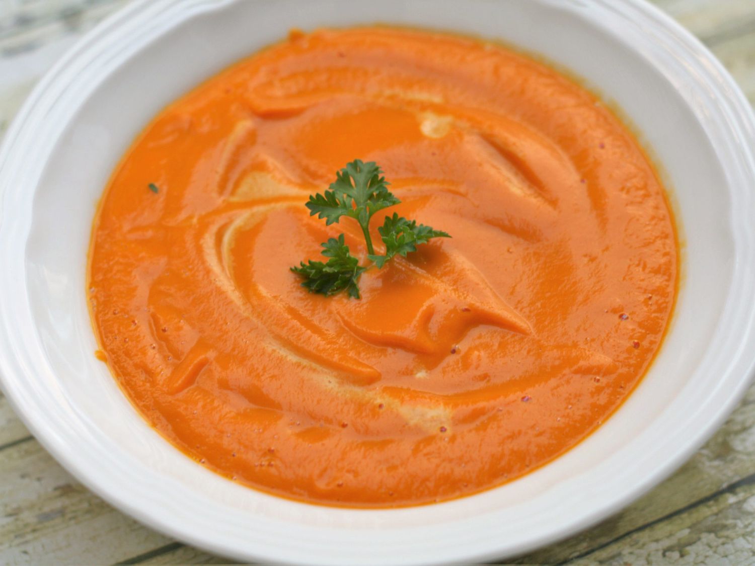 Простой морковный суп