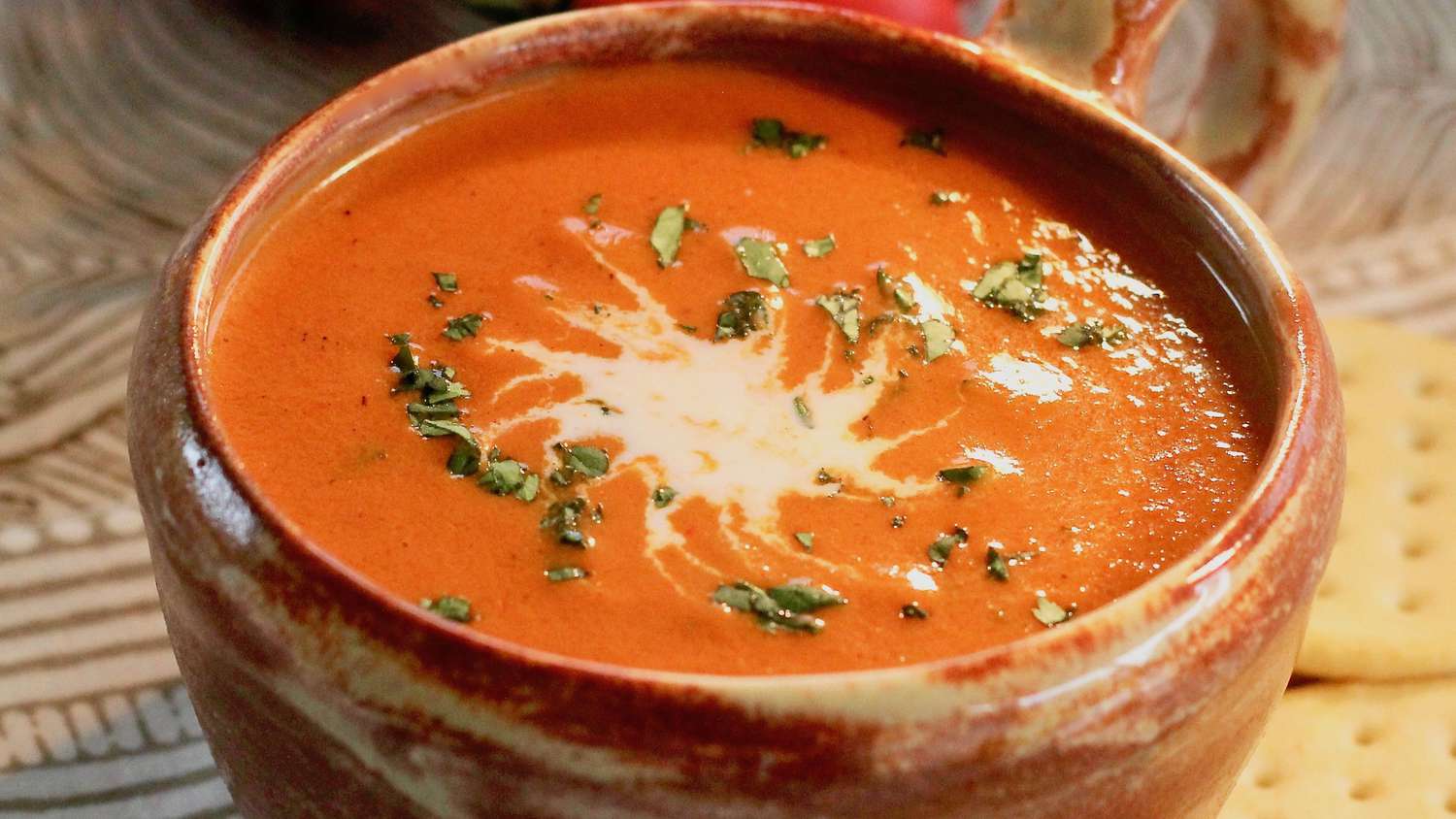 Огненной томатный суп