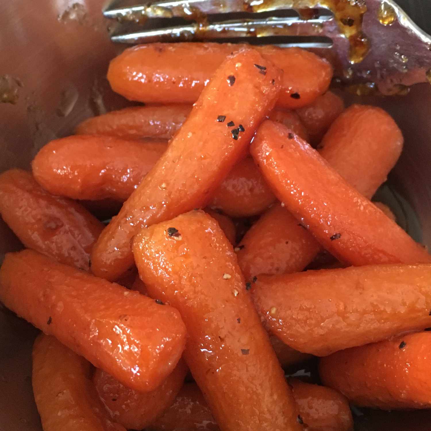 Жареная медовая морковь с тмином