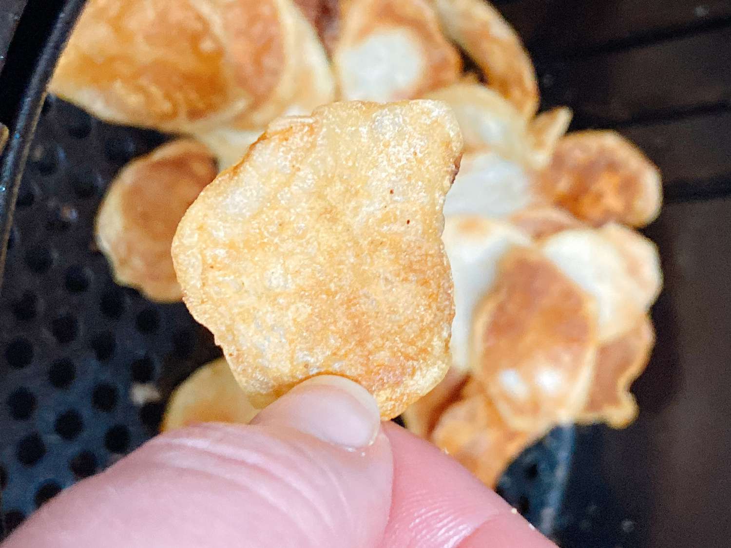 Картофельные чипсы с воздухом