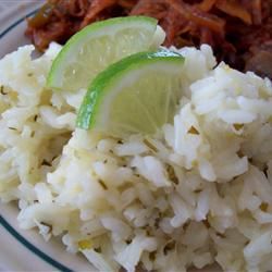 Beckys Easy Cintro Lime Rice