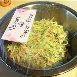 Простой веганский салат