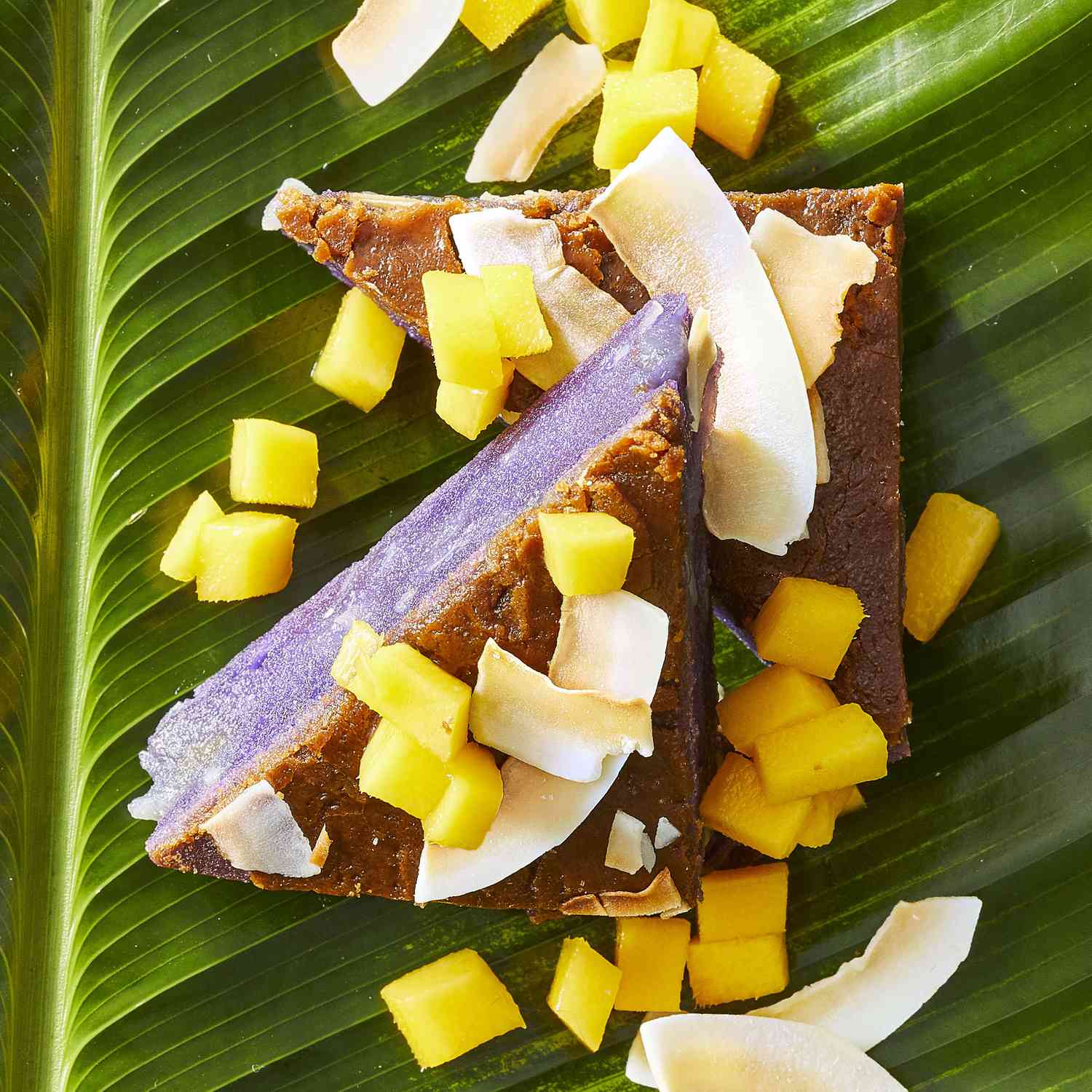 Purple Yam и Coconut Mochi (Ube Bibingka)