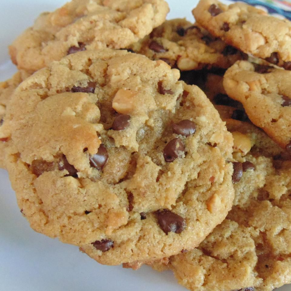 Легко жевательное печенье с арахисовым маслом без муки