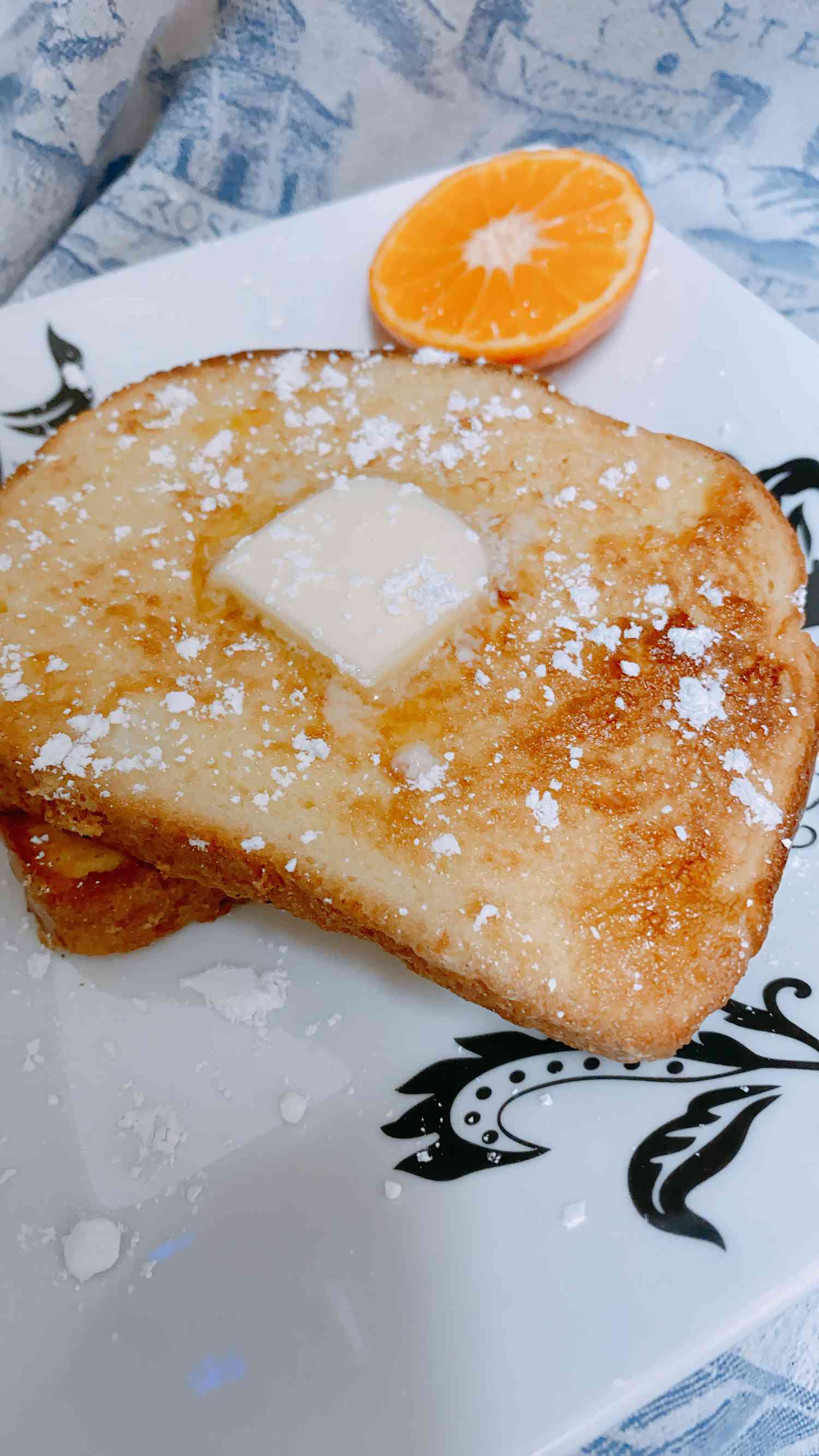 Достойный позднего завтрака французский тост